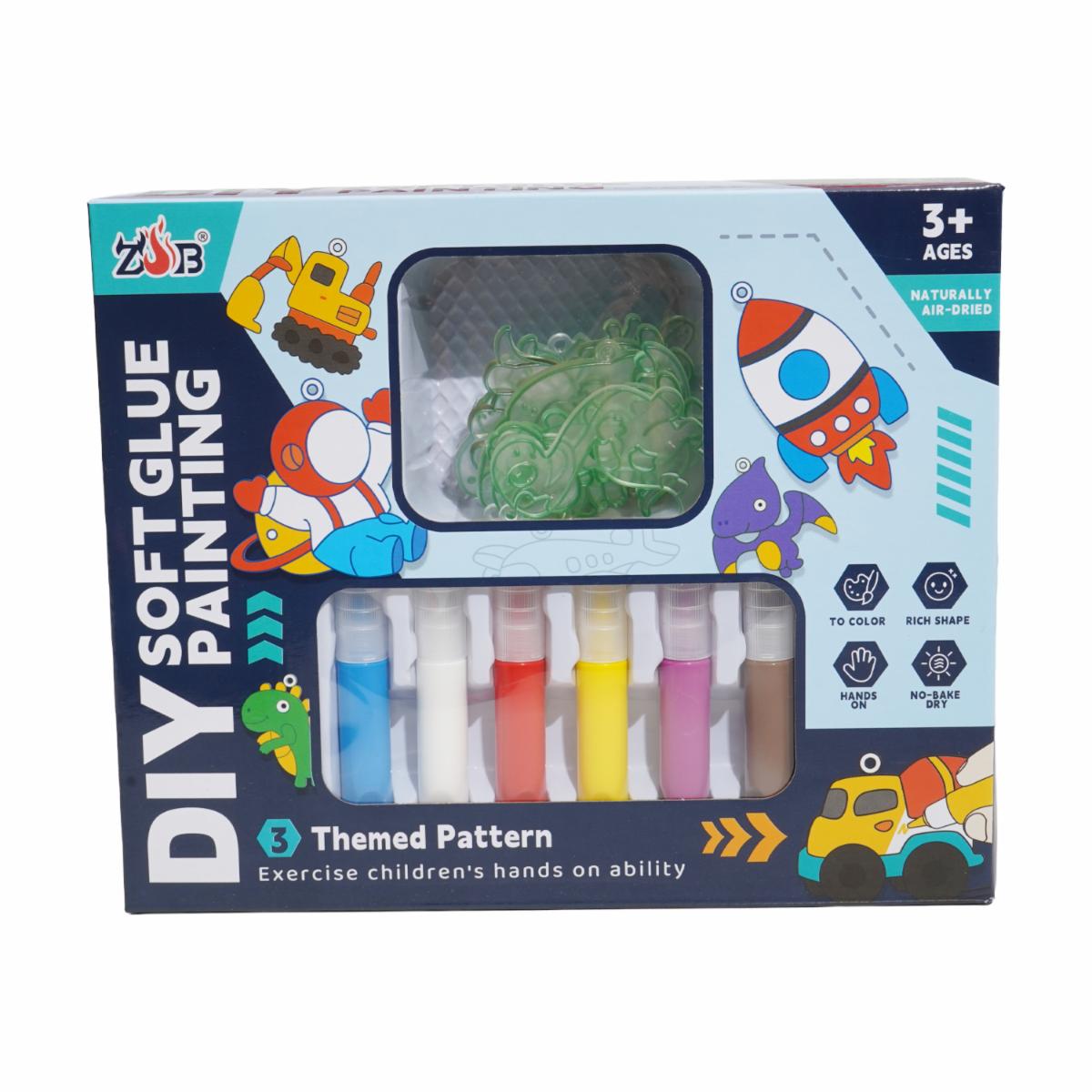 Juego De Pintura Dinosaurio KOOME Incluye Accesorios