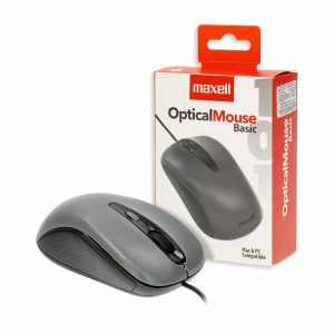 Mouse Óptico Silver MAXELL Alámbrico