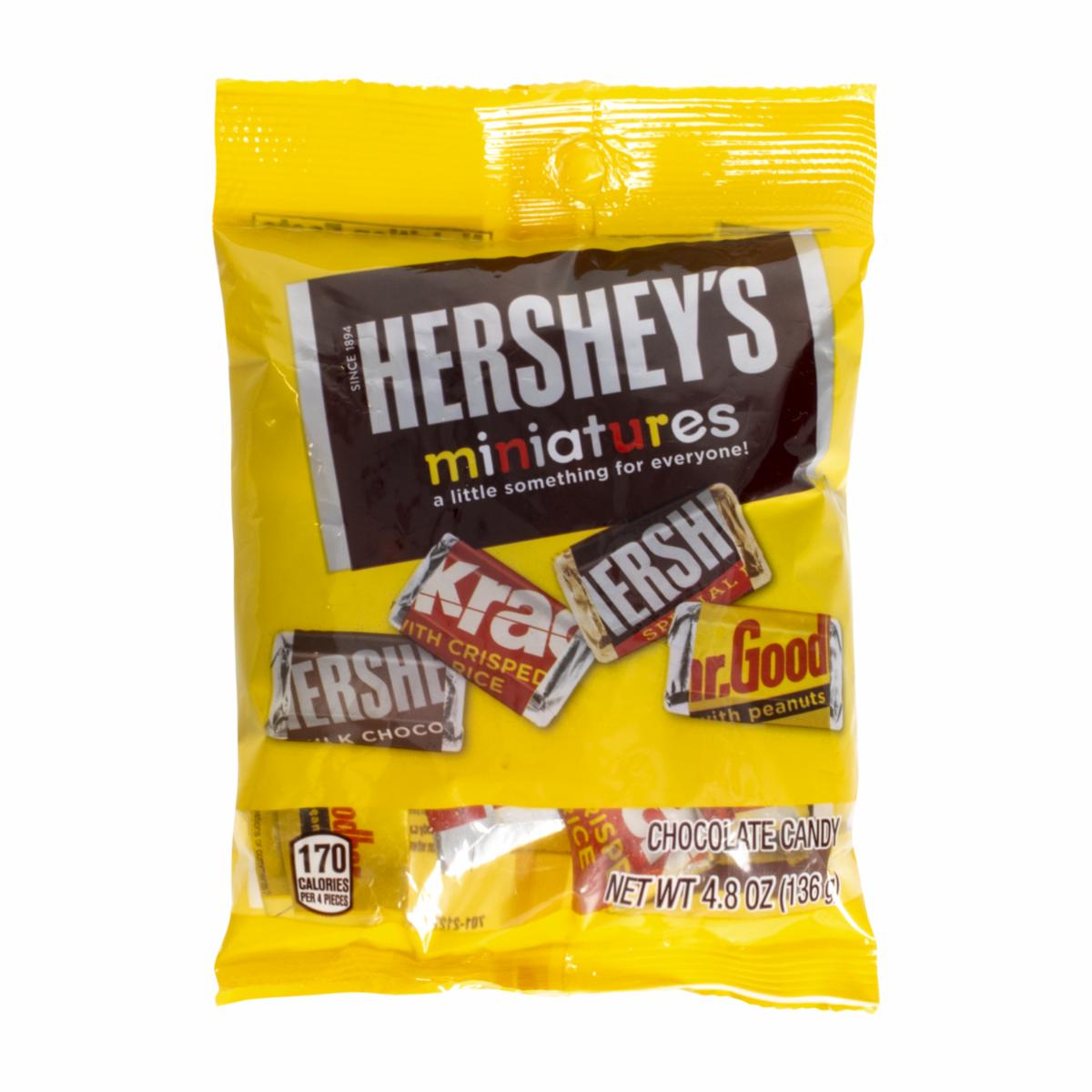Chocolate Miniaturas Sabores Surtidos HERSHEY'S 136 G