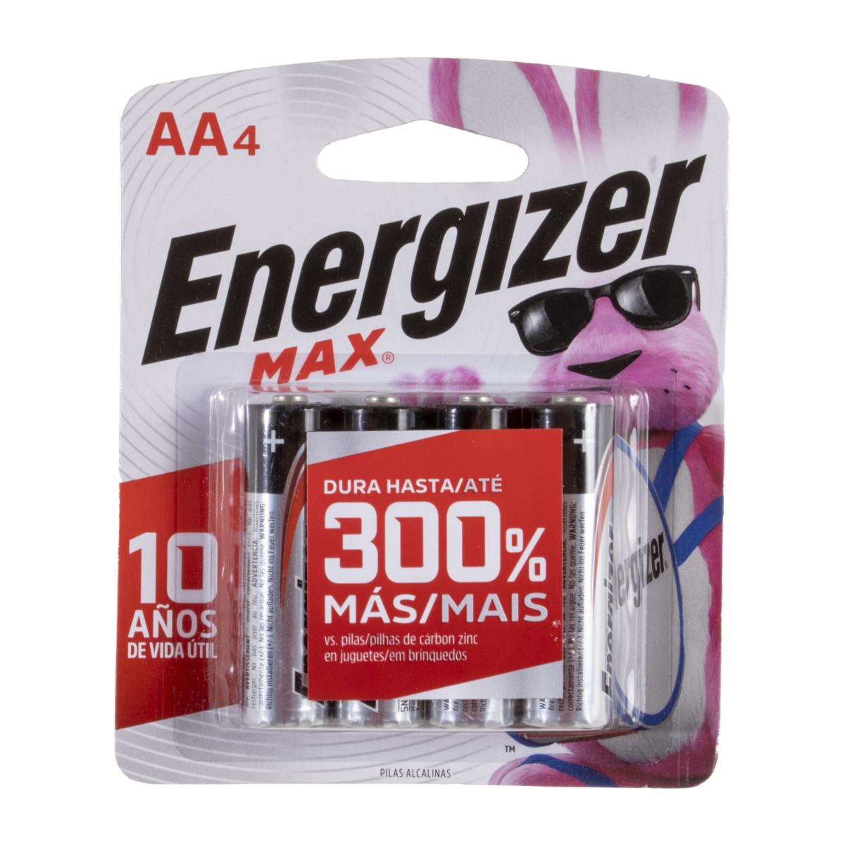Pilas AA ENERGIZER X 4 Uds
