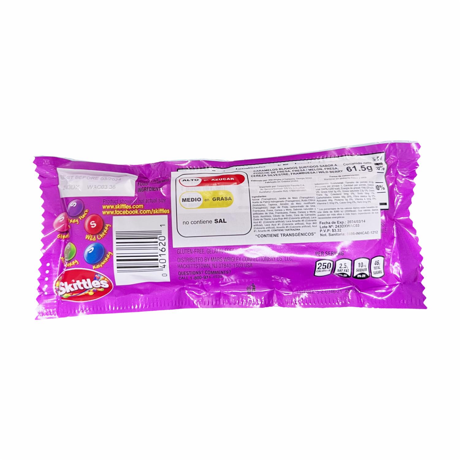 Caramelos Masticables Wild Berry SKITTLES Taco - Image 2