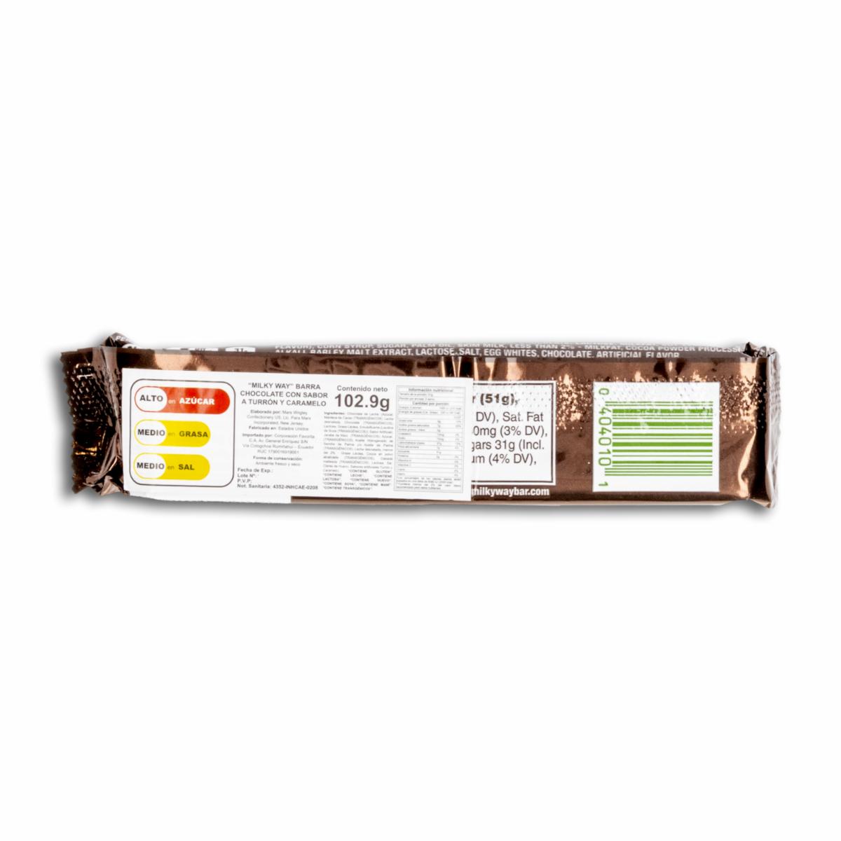 Chocolate Con Crema De Caramelo MILKY WAY 102.09 G - Image 2