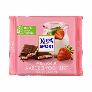 Chocolate De Fresa Y Yogurt RITTER SPORT 100 G
