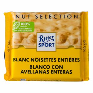Chocolate Blanco Con Avellanas RITTER SPORT 100 G