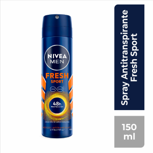Desodorante En Aerosol Para Caballero Fresh Sport NIVEA MEN 150 Ml