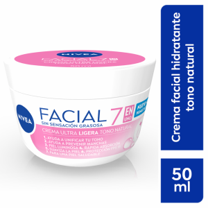 Crema Facial Cuidado Tono Natural NIVEA 50 Ml