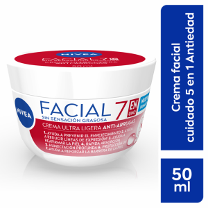 Crema Facial Cuidado Antiedad NIVEA 50 Ml