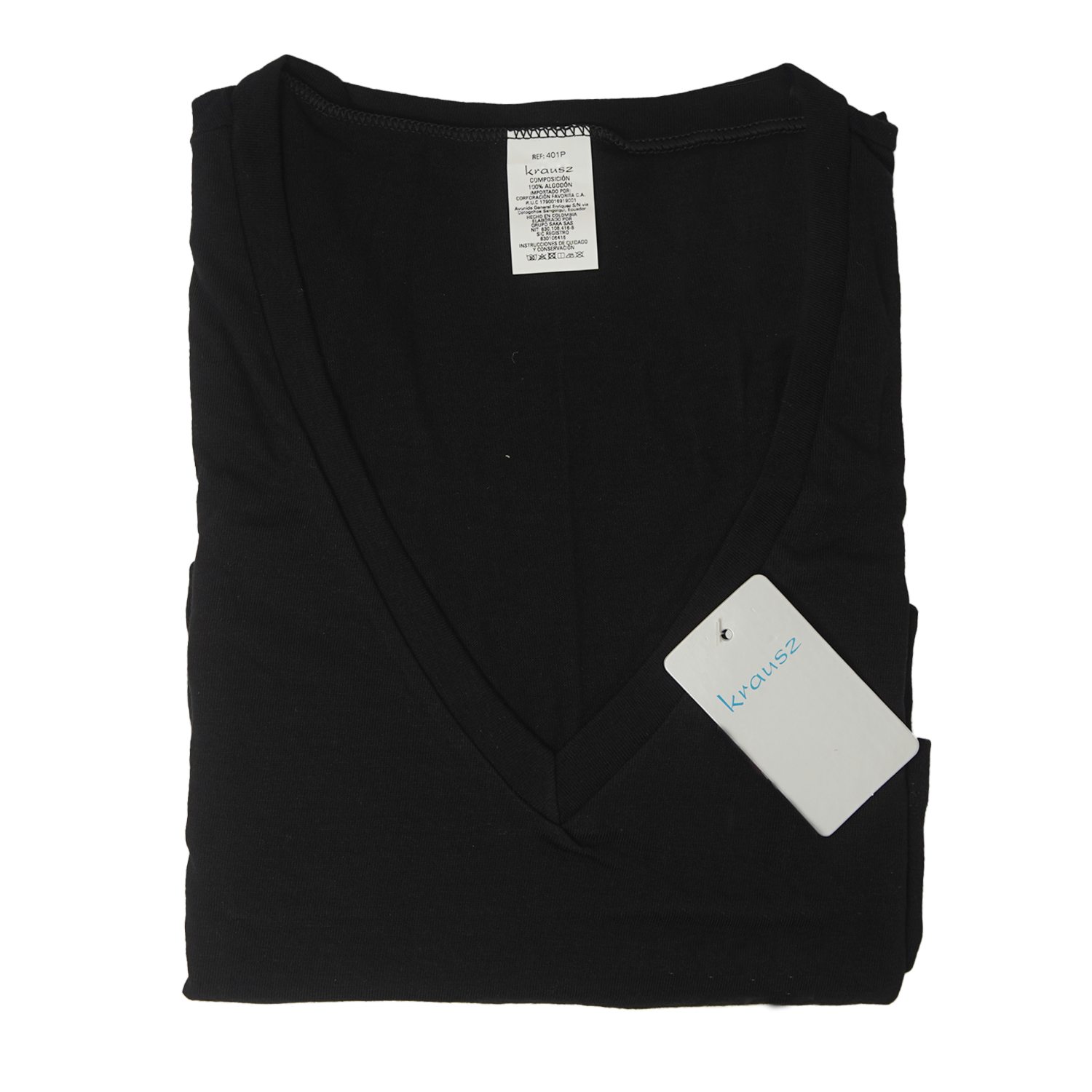 Camiseta Cuello En V Manga Corta KRAUSZ