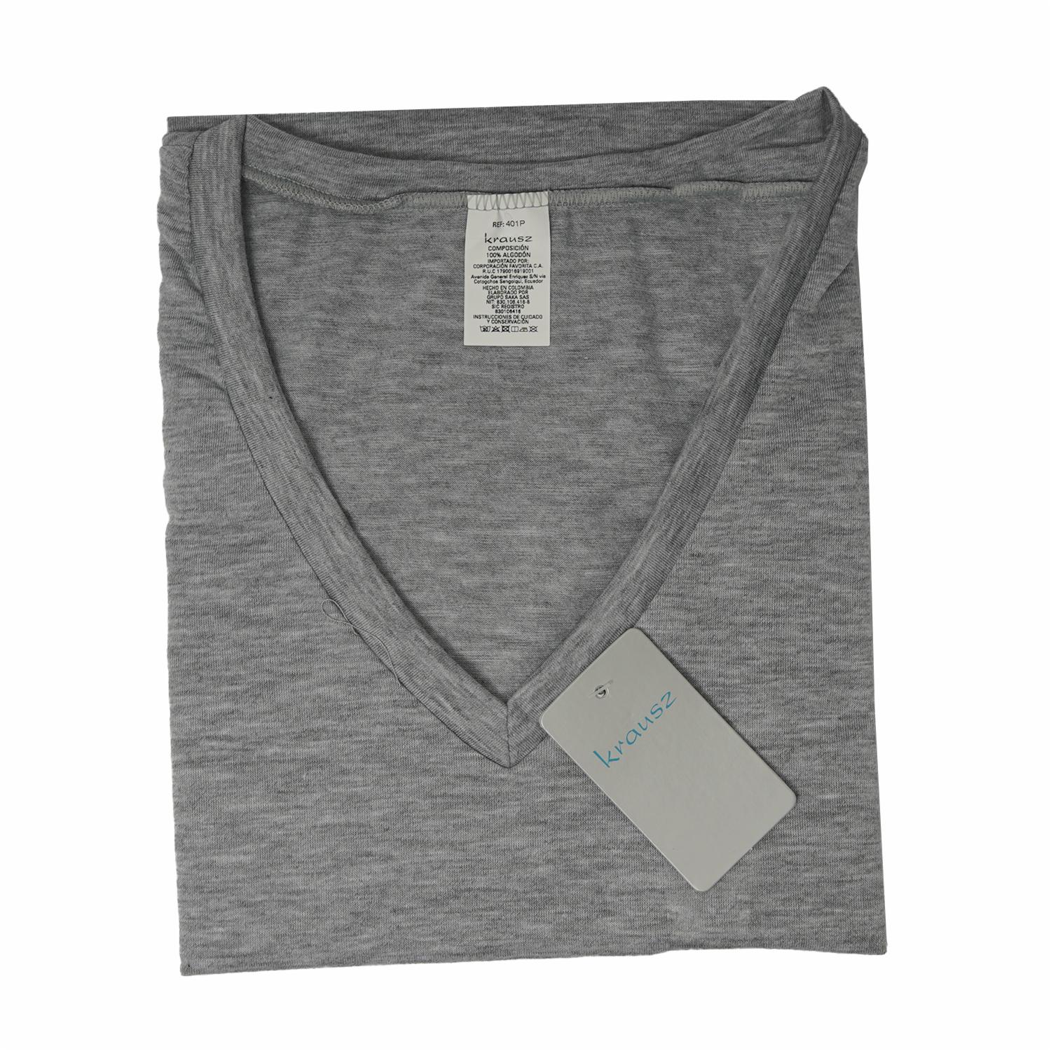 Camiseta Cuello En V Manga Corta KRAUSZ