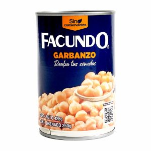 Garbanzo Enlatado FACUNDO 425 G