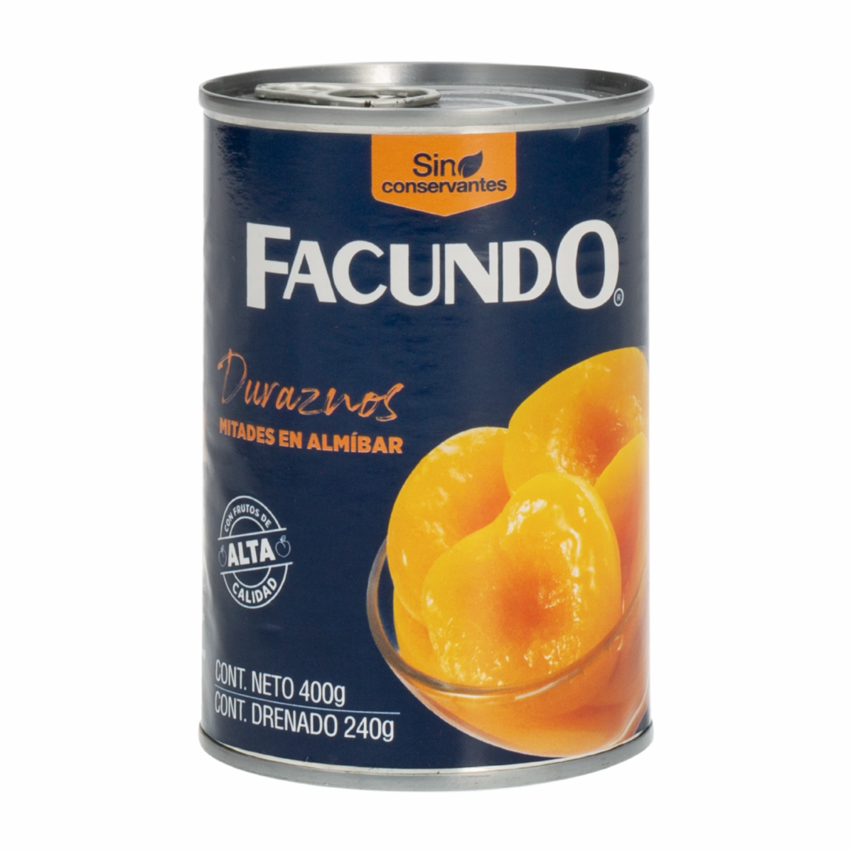 Duraznos En Mitades Enlatados FACUNDO 400 G