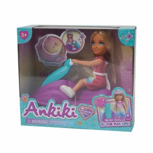 Mini Muñeca Con Bote ANLILY Tipo Moto