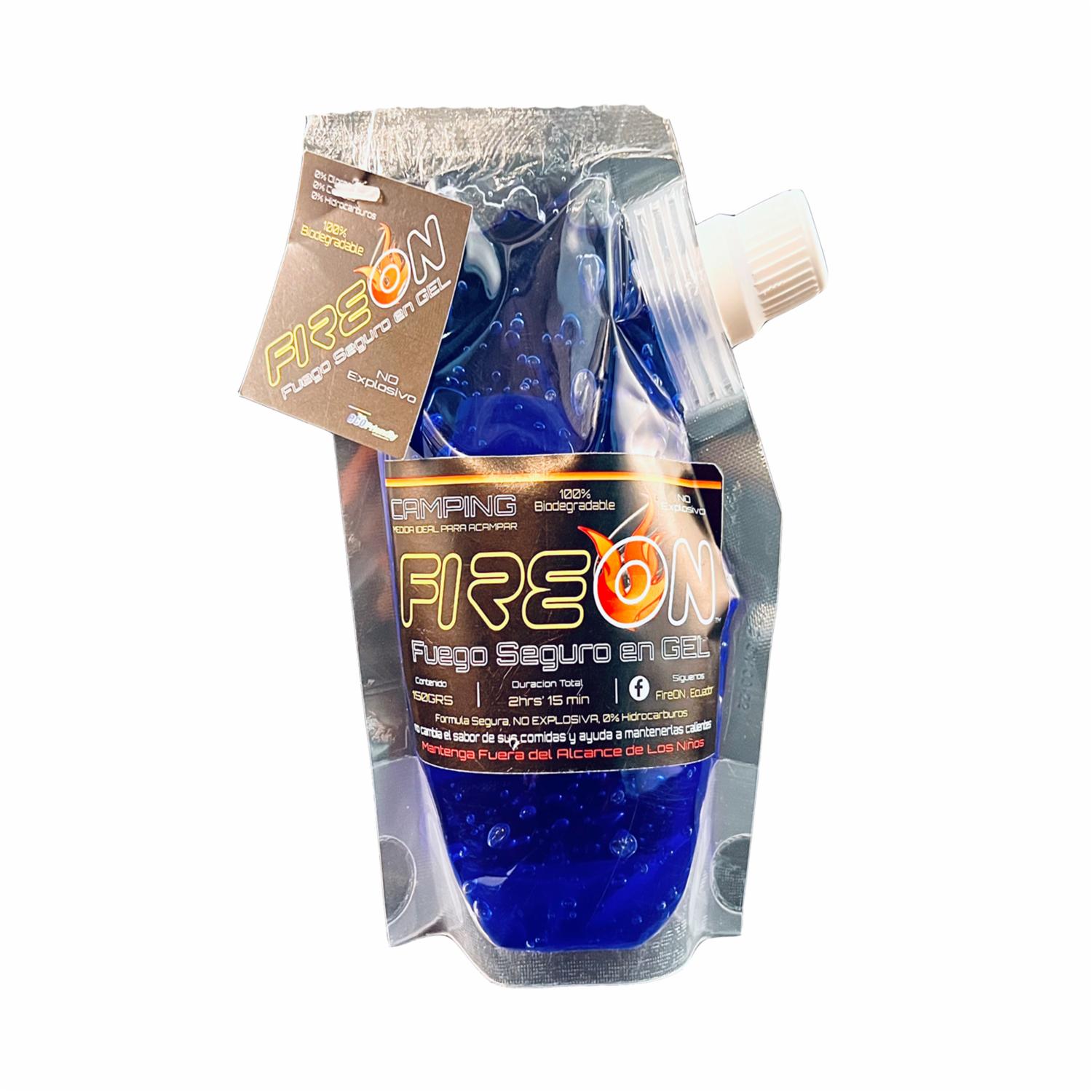 Encendedor De Carbón Y Leña Fuego Seguro Gel FIREON 240 Ml