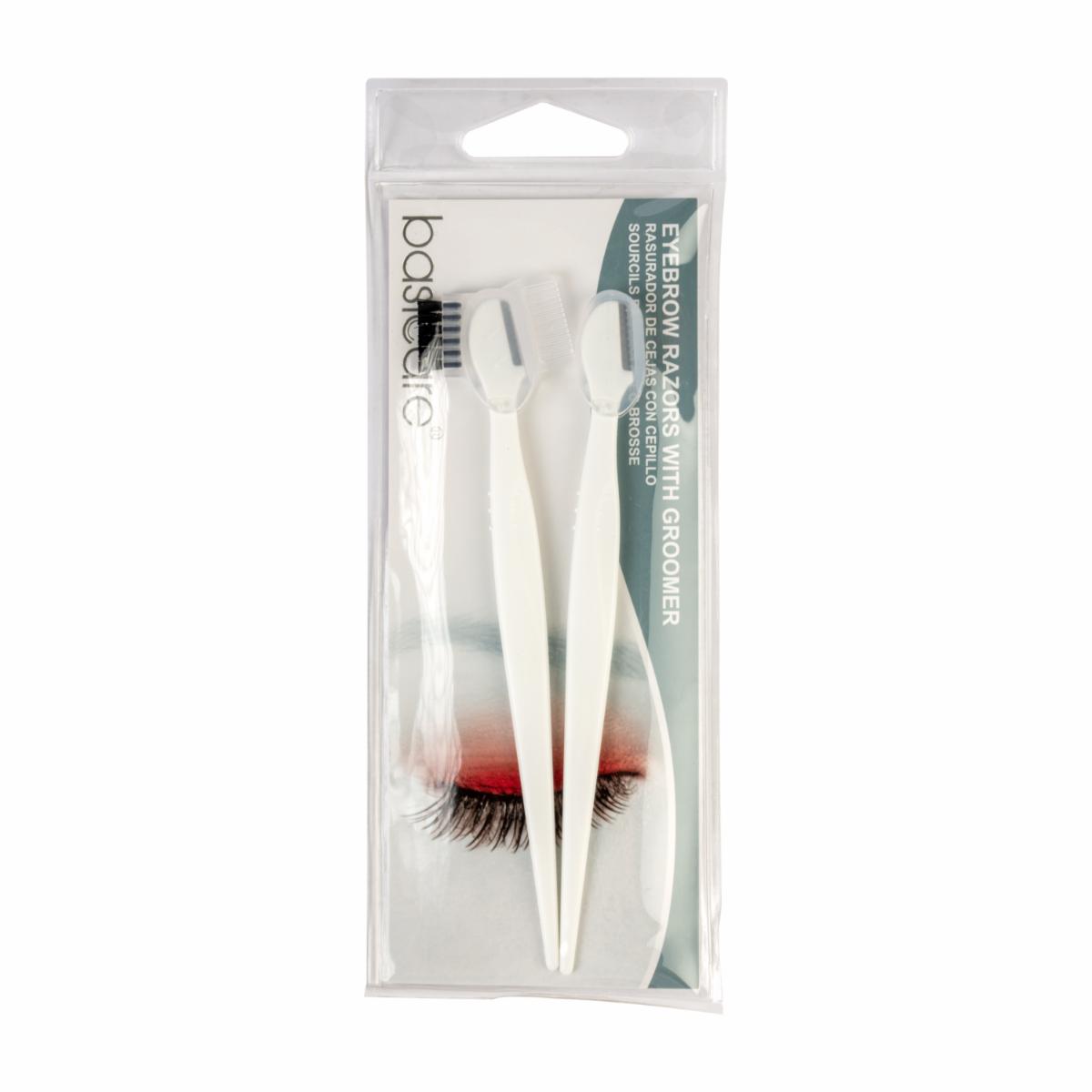 Perfilador De Cejas BASICARE Con Cepillo De Limpieza Facial