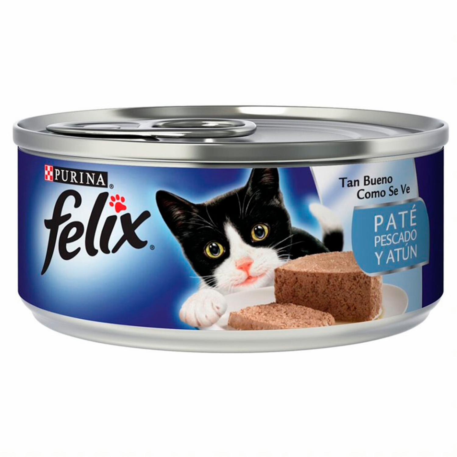 Alimento Húmedo Para Gatos Pescado Y Atún FELIX 156 G