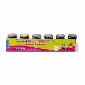 Pintura Para Tela 6 Colores De 22 Ml LPS