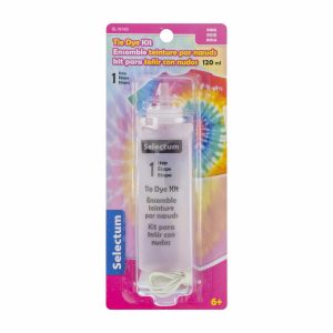 Kit Para Teñir Ropa Con Nudos Color Rosa LPS