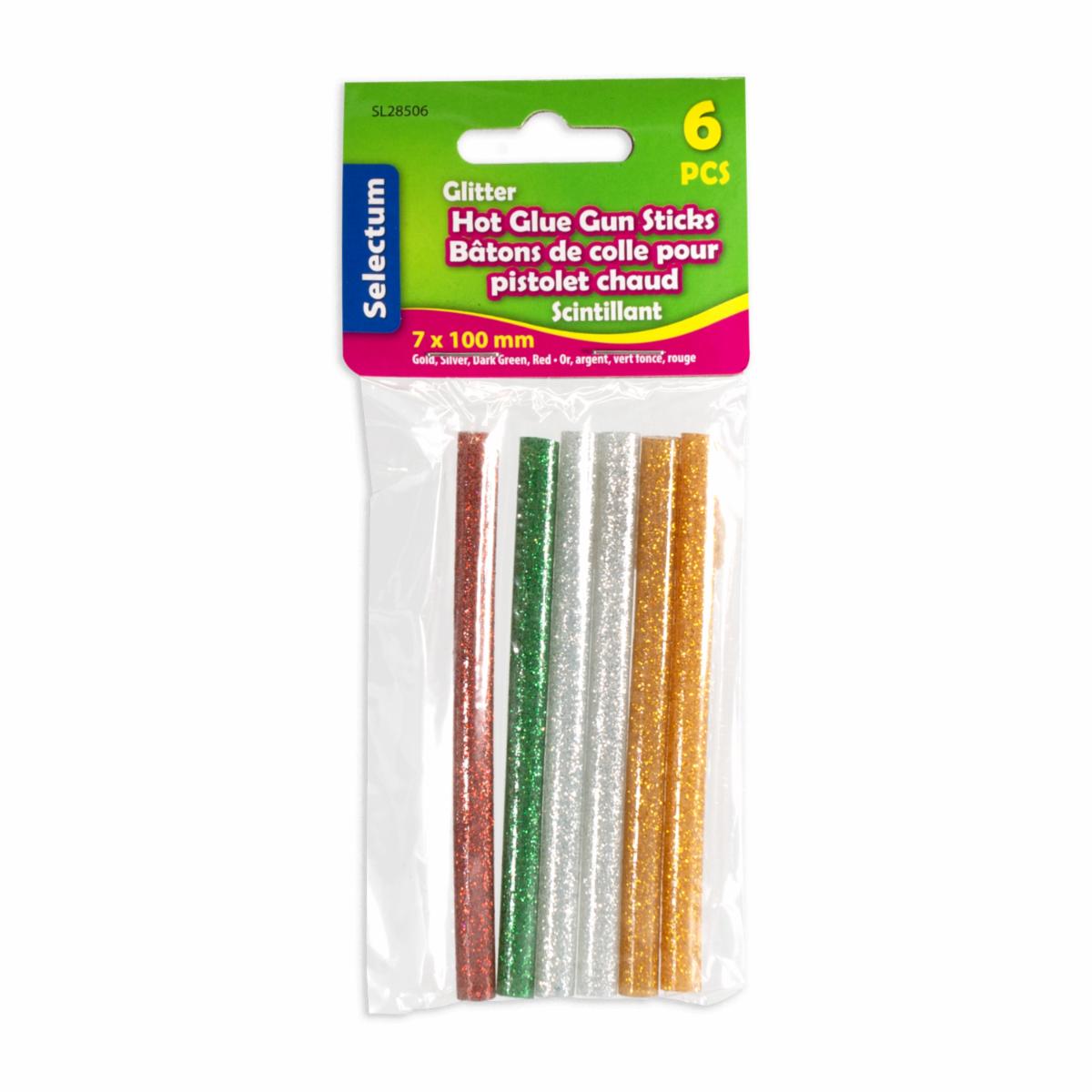 Barra De Silicona Caliente Con Escarcha De Colores LPS X 6 Uds