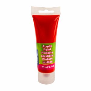 Pintura Escolar Acrilica Roja LPS 75 Ml