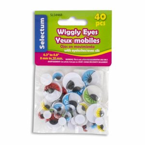 Ojos Decorativos Para Manualidades Varios Tamaños LPS 40 Piezas