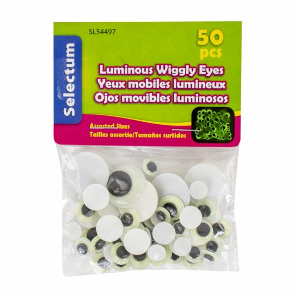 Ojos De Plástico Movible Luminoso De Tamaños Surtido LPS
