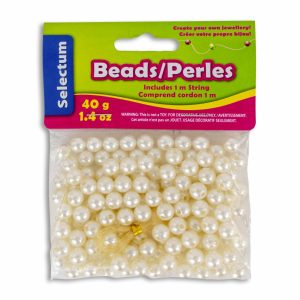 Perlas Redondas Color Crema LPS 40 G