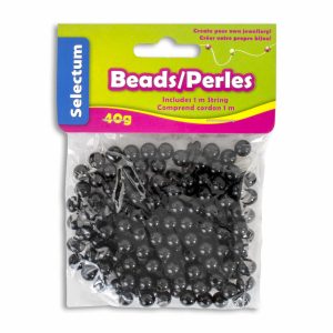Perlas Redondas Color Negro LPS 40 G