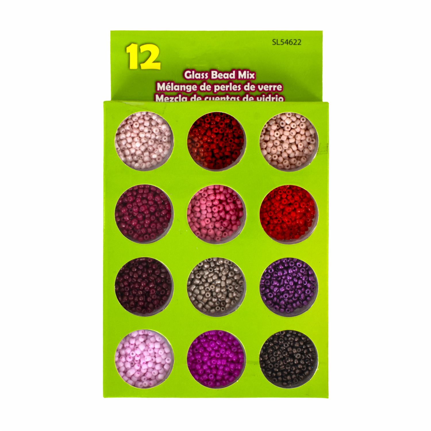 Cuentas De Vidrio Distintos Colores LPS Pack X 12