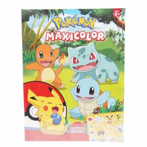 Libro Pokémon Maxicolor IMAGINE 24 Páginas