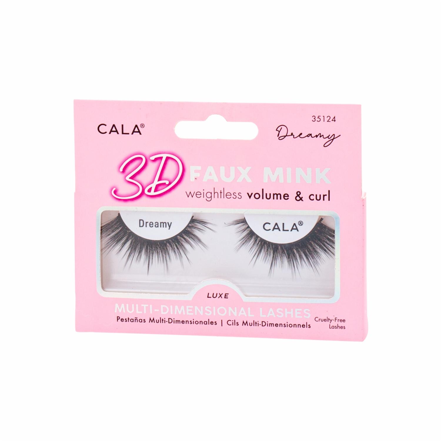 Pestañas Postizas 3D Faux Mink Lashes - Dreamy CALA Unidad
