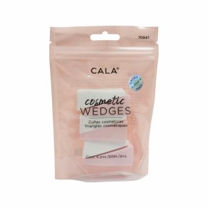 Esponja De Maquillaje Cosmetic Wedge Travel CALA Set X6