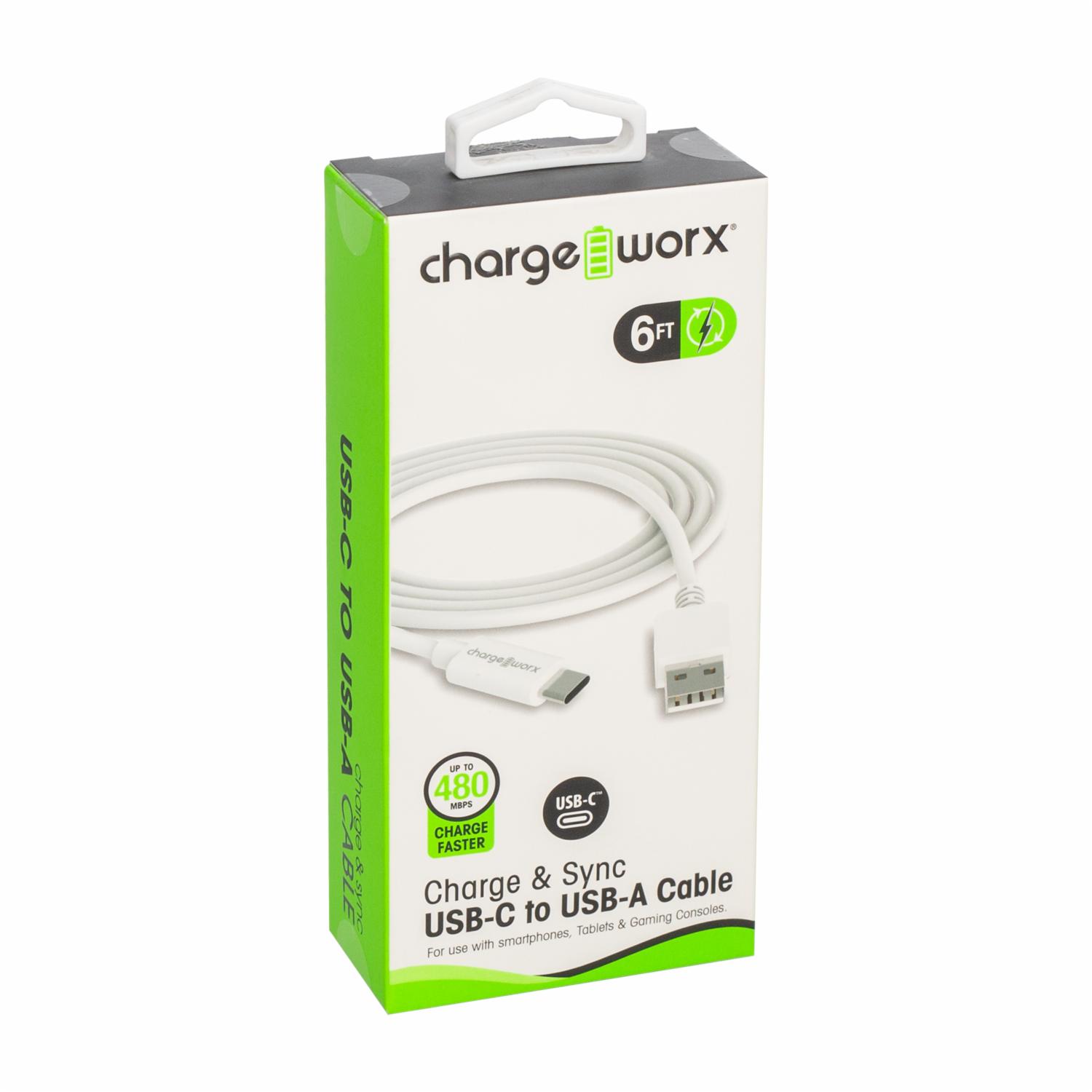 Cable Usb-c A Usb-a Whiblanco CHARGE WORX Unidad - Image 3
