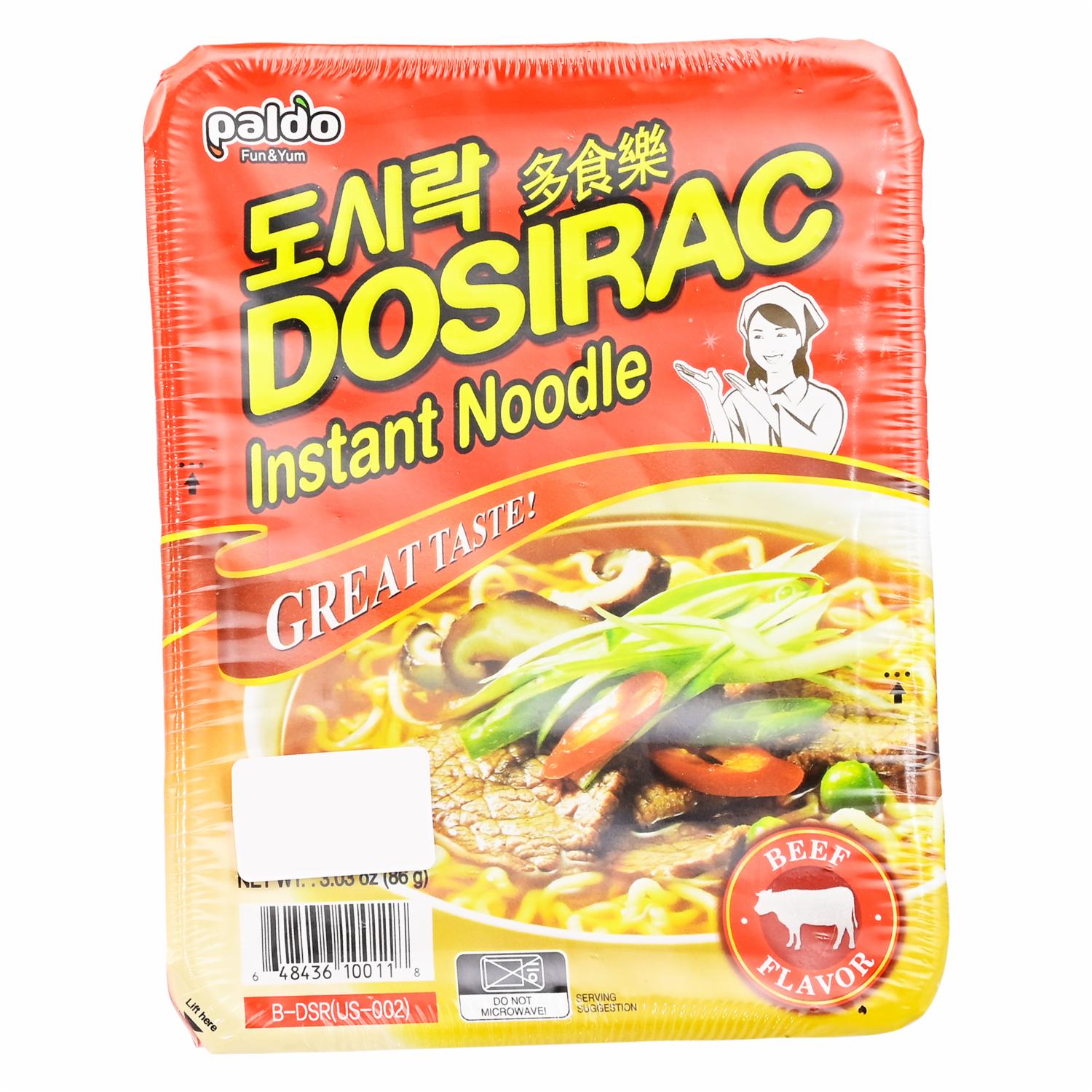 Fideos Instantáneos Sabor A Carne PALDO 86 G