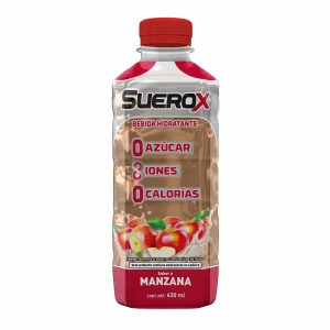 Bebida Hidratante Sabor A Manzana 0 Azúcar 0 Calorías SUEROX 630 Ml