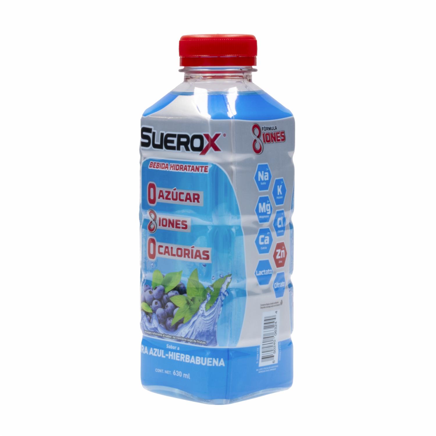Bebida Hidratante Sabor A Mora Azul 0 Azúcar 0 Calorías SUEROX 630 Ml - Image 3