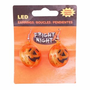 Aretes Calabazas De Halloween LPS 1 Pieza