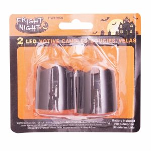 Velas Led Parpadeantes Halloween LPS 2 Piezas