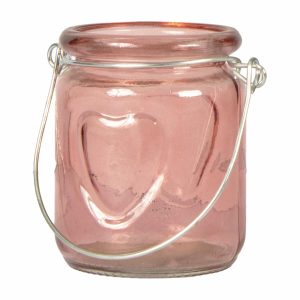 Candelabro Corazón Relieve San Valentín LPS 1 Pieza