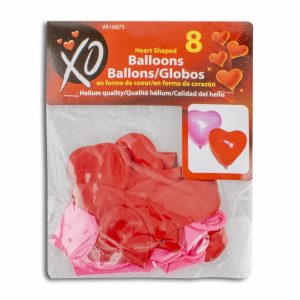 Globos Para Decoración En Forma De Corazón LPS X 8 Uds