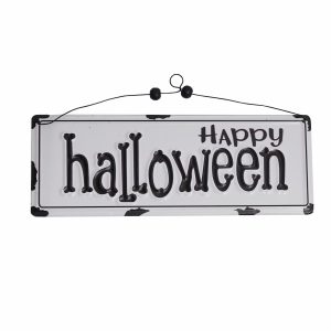 Placa Colgante Relieve Metal De Halloween LPS Unidad