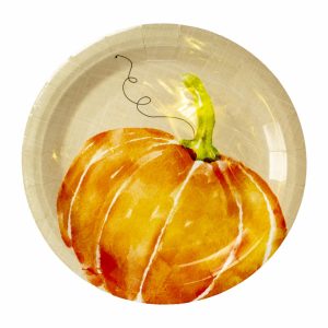 Plato Diseño De Otoño LP X 8 Uds