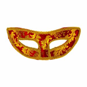 Antifaz Elegante Dorado IMPORTADORA CUMPLEAÑOS Unidad