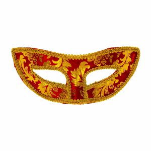 Antifaz Elegante Dorado IMPORTADORA CUMPLEAÑOS