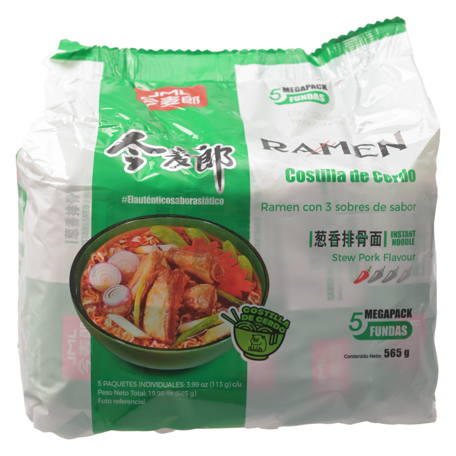 Ramen Costilla De Cerdo JINMAILANG 565 G