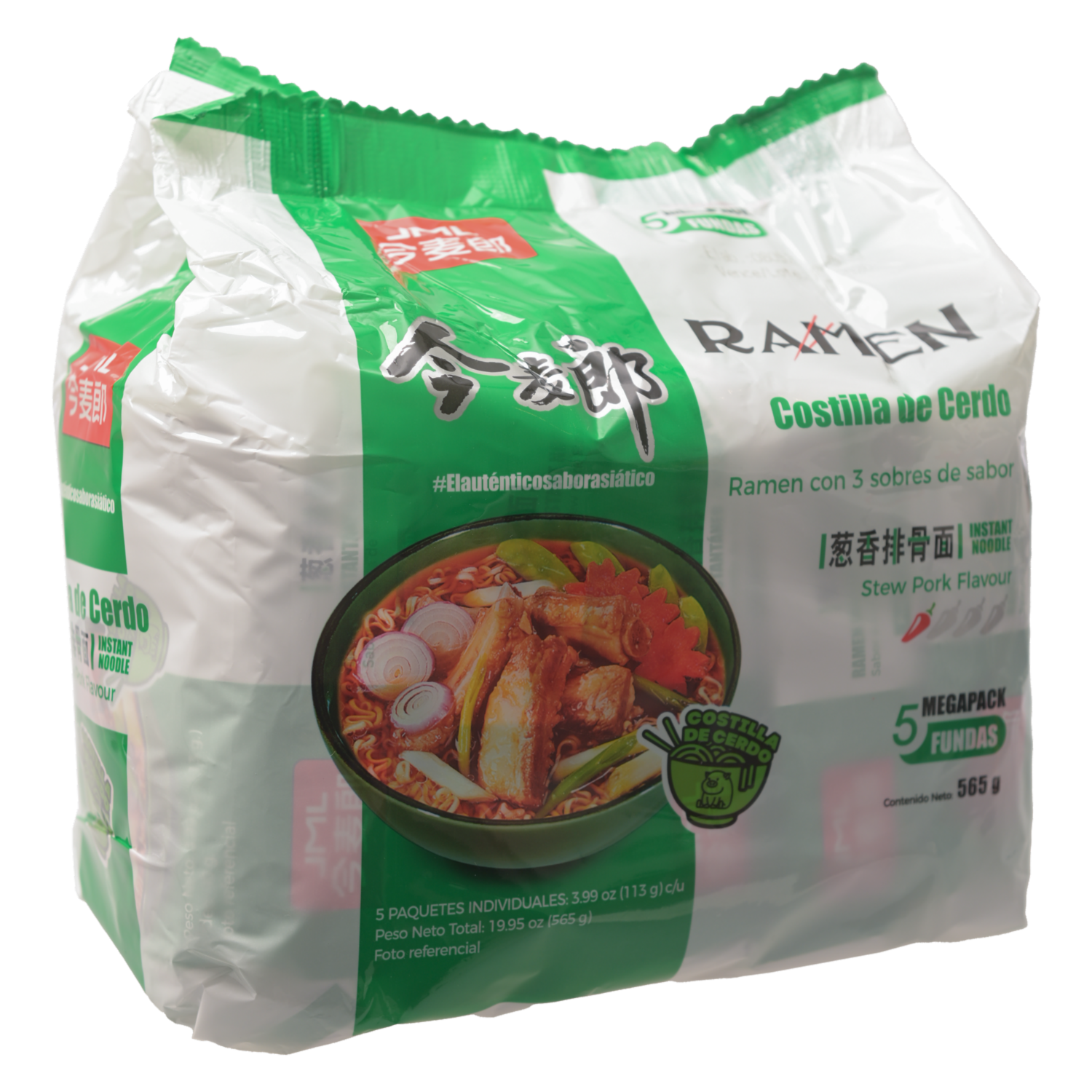 Ramen Costilla De Cerdo JINMAILANG 565 G - Image 4