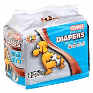 Pañal De Mascotas Básico HUSHPET X 12 Uds