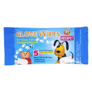 Guantes Húmedos Para Mascotas HUSHPET X5 Uds