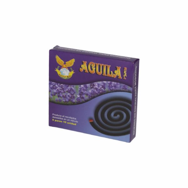 Incienso Para Mosquitos Espiral Lavanda AGUILA REAL