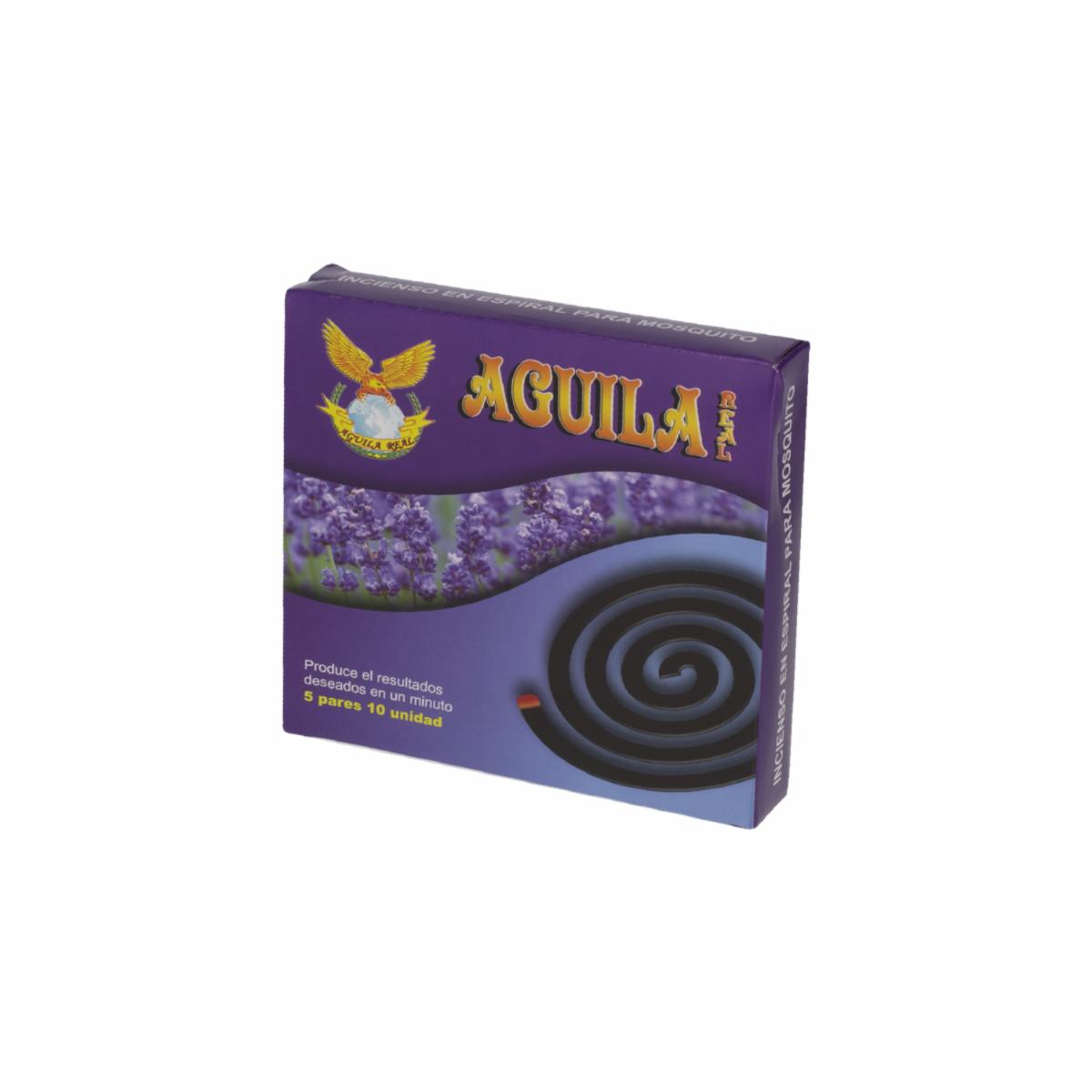Incienso Para Mosquitos Espiral Lavanda AGUILA REAL X 5 Uds