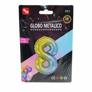 Globo Metálico Nro. 8 H.M 16"